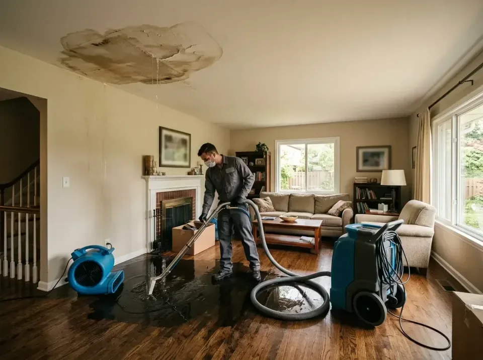 attic-pipe-burst-ceiling-drip-008 — frequently asked questions, Water Damage Restoration & Carpet Care in Westview, FL